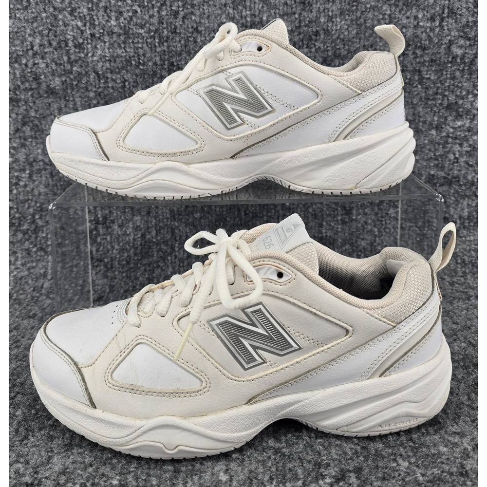New Balance 626v2 Slip-Resistant Work Shoes Women's 6W 2E White Leather Industr